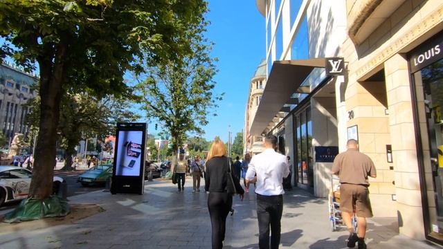 Düsseldorf, Germany | Street Walk | 4K | City Tour | NRW Deutschland | Virtual Walking | Europe 202