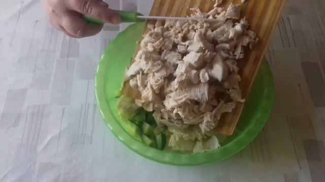 ЭТОТ САЛАТ ХОЧЕТСЯ ПРИГОТОВИТЬ СНОВА И СНОВА/САЛАТ С КУРИЦЕЙ,ОГУРЦОМ,ПЕКИНСКОЙ КАПУСТОЙ И ФАСОЛЬЮ смотреть онлайн