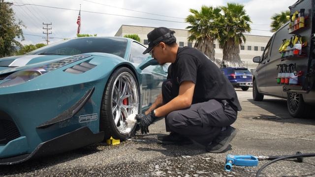 DETAILING WIDEBODY FERRARI & WIDEBODY C8 | MJ DETAIL смотреть онлайн