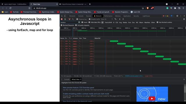Asynchronous loops in Javascript - using forEach, map, and for loop | JavaScript Explained смотреть онлайн