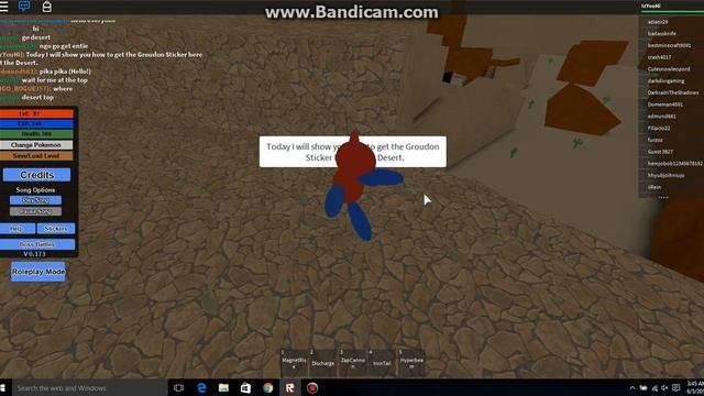 ROBLOX Pokemon Legends | Groudon Sticker | смотреть онлайн