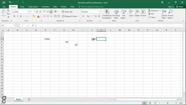 How to write a fraction in Excel: Entering Fractions in Excel