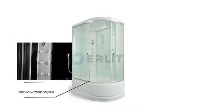 ?Душевая кабина Erlit ER4512TP-C3,C4 правая или левая
