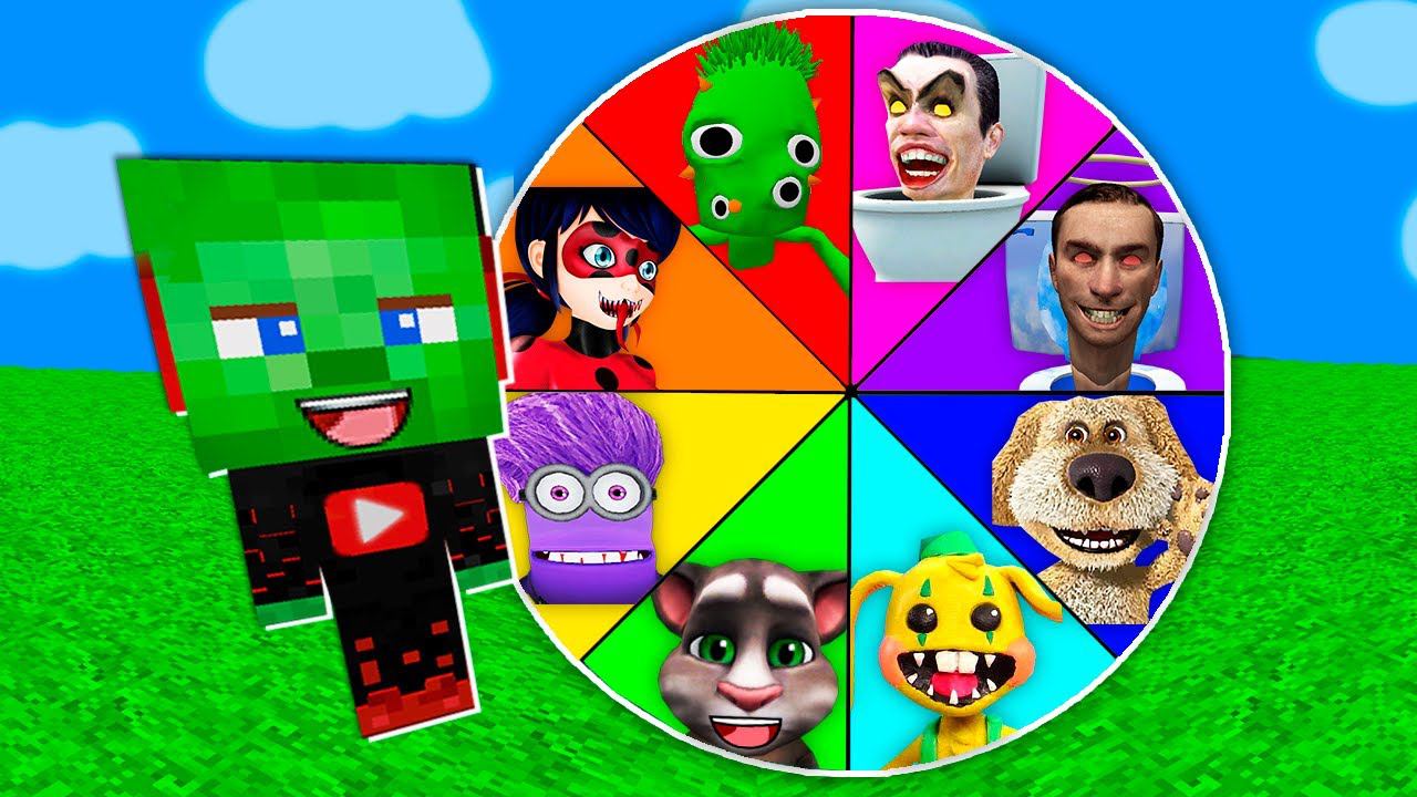 ЗОМБАК НАШЕЛ КОЛЕСО ФОРТУНЫ В МАЙНКРАФТ смотреть онлайн