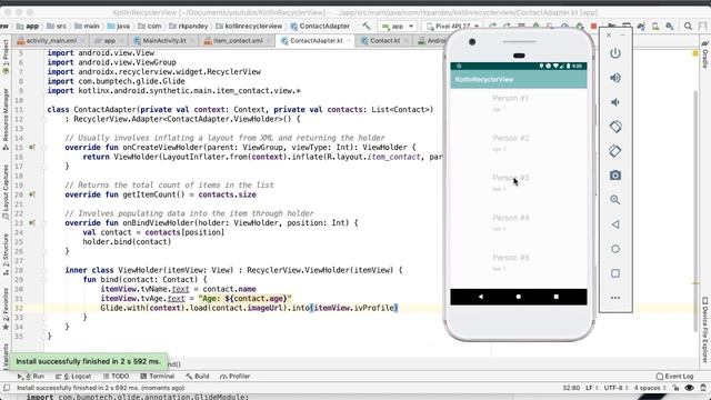 Kotlin RecyclerView Ep 3/3 Images: 50 lines of code on Android смотреть онлайн