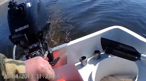 Гидрокрыло на Suzuki DF6