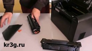 Замена картриджа CE278A