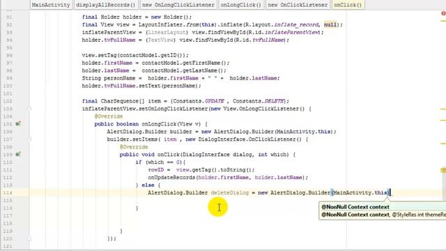 63 خبايا و أسرار قواعد البيانات مع أندرويد عند الضغط بإستطاله SQLite On Long Click смотреть онлайн