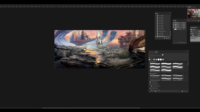 Timelapse Of Photobash Process For Stable Diffusion