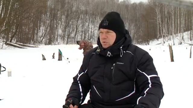 Ловля окуня, на мормышку смотреть онлайн