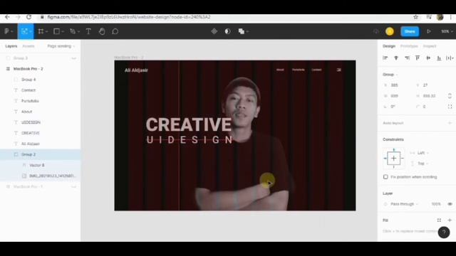Figma Tutorial Design Ui Portofolio смотреть онлайн