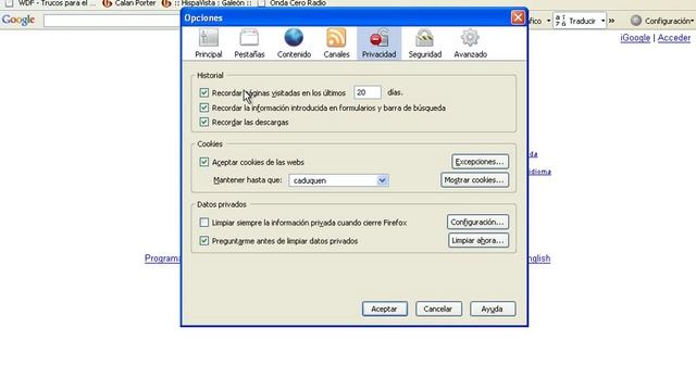 eliminar cookies con firefox смотреть онлайн
