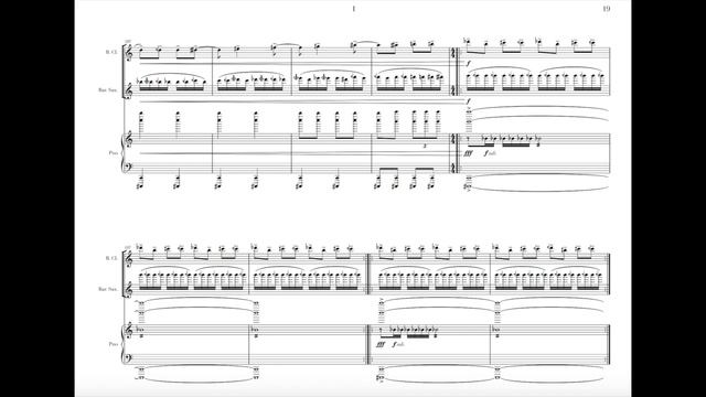 "Etruscan Epigrams - I: Jagged, sustained, and honking" for Bass Clarinet, Bari Sax, and Piano смотреть онлайн