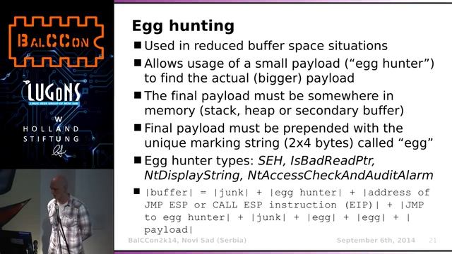 BalCCon2k14 - Miroslav Stampar - Riding the Overflow - Then and Now смотреть онлайн