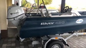 River Boat 420 XR - отличная лодка, доступная цена, норвежское качество!