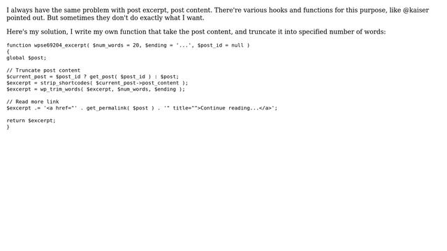 Wordpress: limit the words in the post content and add read more link (2 Solutions!!) смотреть онлайн