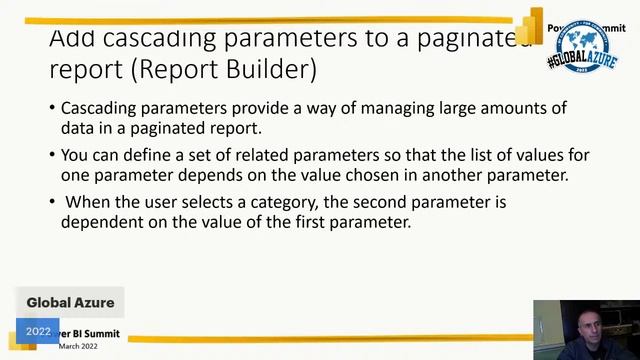 Global Azure 2022 - Deep Dive into Power BI Paginated Reports смотреть онлайн