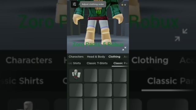 How to make Zoro skin in roblox #shorts #anime #roblox #onepiece #zoro смотреть онлайн
