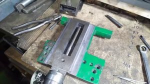 Подшипники поперечной подачи тв 4. Мой вариант. Без удленения вала. Ремонт супорт и тд