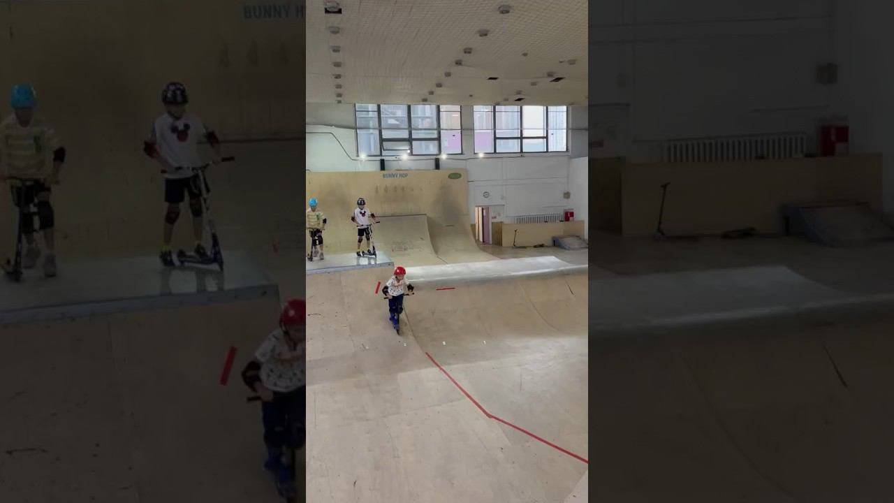 Москва Смольная 24А #крытыйскейтпарк #трюковойсамокат ♂️#трюкинасамокате #bunnyhop смотреть онлайн