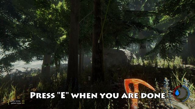 The Forest - How to build a tree zipline смотреть онлайн