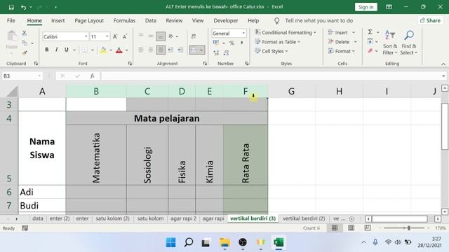 Cara Menulis Vertikal Berdiri di Excel смотреть онлайн