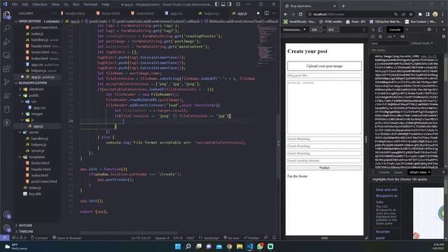 Node js BLOG APP - CRUD and image upload | Node JS Tutorial Part 2 смотреть онлайн