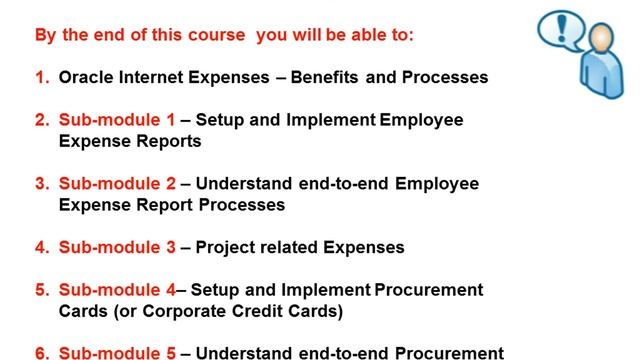 Oracle Internet Expenses Fundamentals - Introduction смотреть онлайн