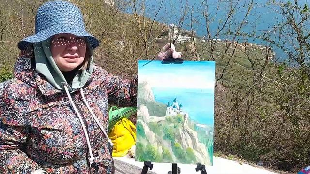 Рисуем в Крыму Фороскую церковь смотреть онлайн