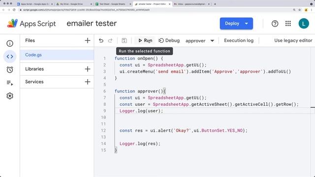 Google Apps Script - Send Email from Sheets Custom HTML Template 1 Custom Font Email смотреть онлайн