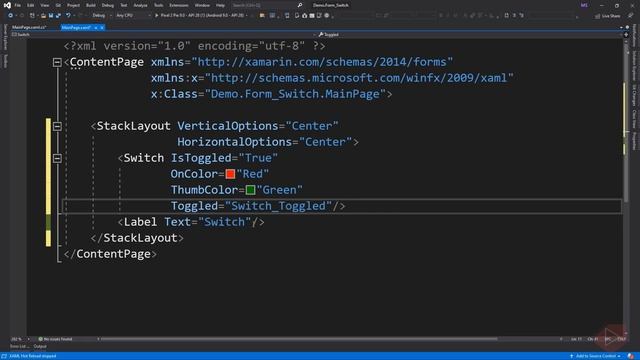Xamarin Forms #40: Switch смотреть онлайн