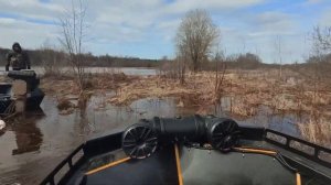 Лодки Гунч под моторами болотоходами MAX Motor 30 л.с