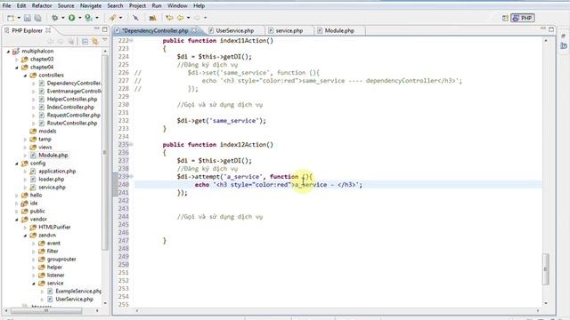 Phalcon Framework - Bài 103 Sử dụng Service Manager - Part 12 смотреть онлайн