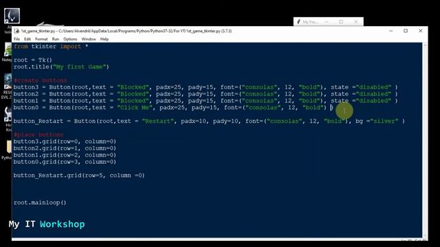 Code a Basic Game with Python | Part1 смотреть онлайн