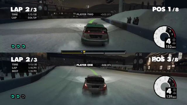 DiRT 3 Local Multiplayer Split Screen (Offline) смотреть онлайн