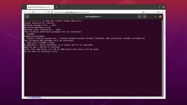 installing openldap on ubuntu смотреть онлайн