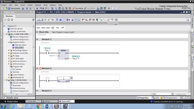 ProfiNet Communication between SIEMENS S7-300 PLC and G120 SINAMICS Drive смотреть онлайн