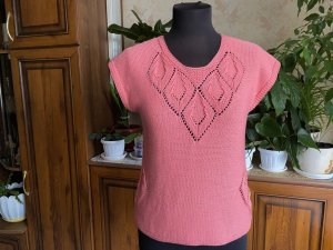 летний топ КОРАЛЛ