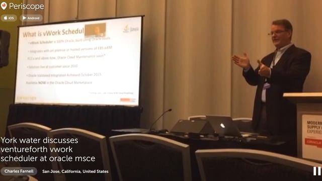 vWork Scheduler Presentation at Oracle Modern Supply Chain Experience смотреть онлайн