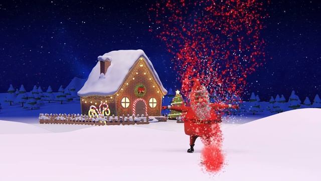 Merry Christmas and Happy New Year 2022 width Santa Claus смотреть онлайн