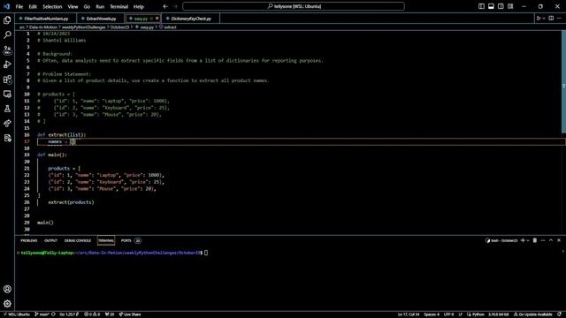 Weekly Python Challenge - Easy смотреть онлайн