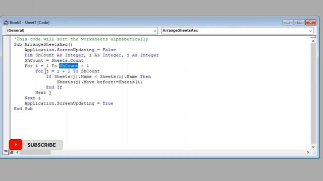 How to sort Worksheets alphabetically using VBA in Excel смотреть онлайн
