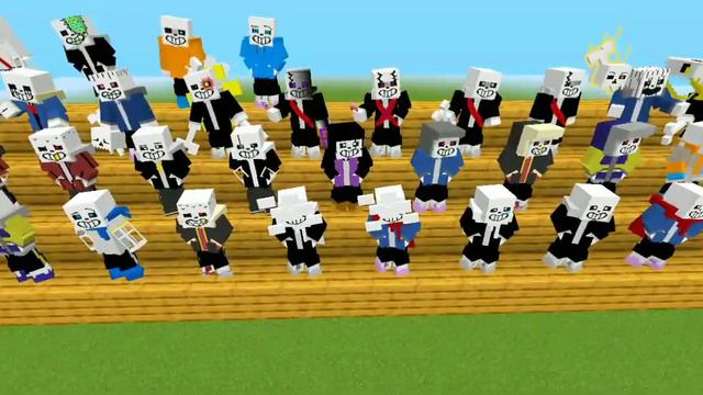 Minecraft Sans morph v3 Addon | Minecraft смотреть онлайн