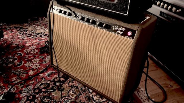 1962 Fender Brownface Vibrolux. Ebo Customs E-Verb смотреть онлайн