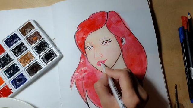 Рисую ПЕРСОНАЖЕЙ ДИСНЕЙ в своем стиле | Арт- Челлендж смотреть онлайн