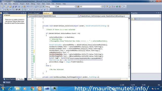 C# AND MYSQL CRUD TUTORIAL #47 - How To Display Selected Row Value From Datagridview To ComboBox смотреть онлайн