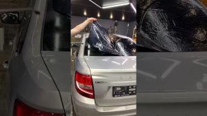 Как формовать заднее стекло на Гранте