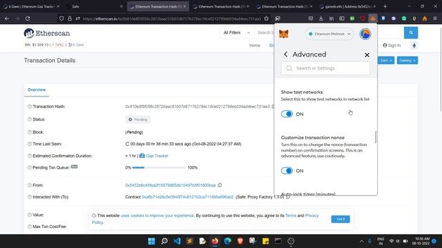 Fix pending transaction in Metamask смотреть онлайн
