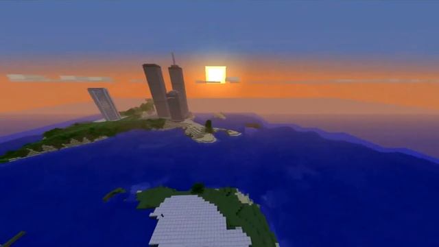 Minecraft - New York Islands (Step 2) Growing Island, Less Trees More Skyscrapers! смотреть онлайн