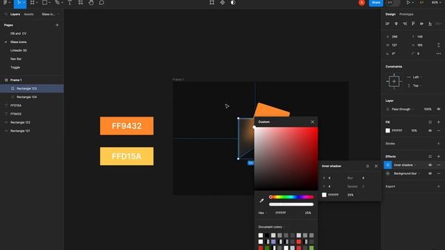Glass Icon in 150 Sec !!! EASY CREATIVE !!! in Figma смотреть онлайн